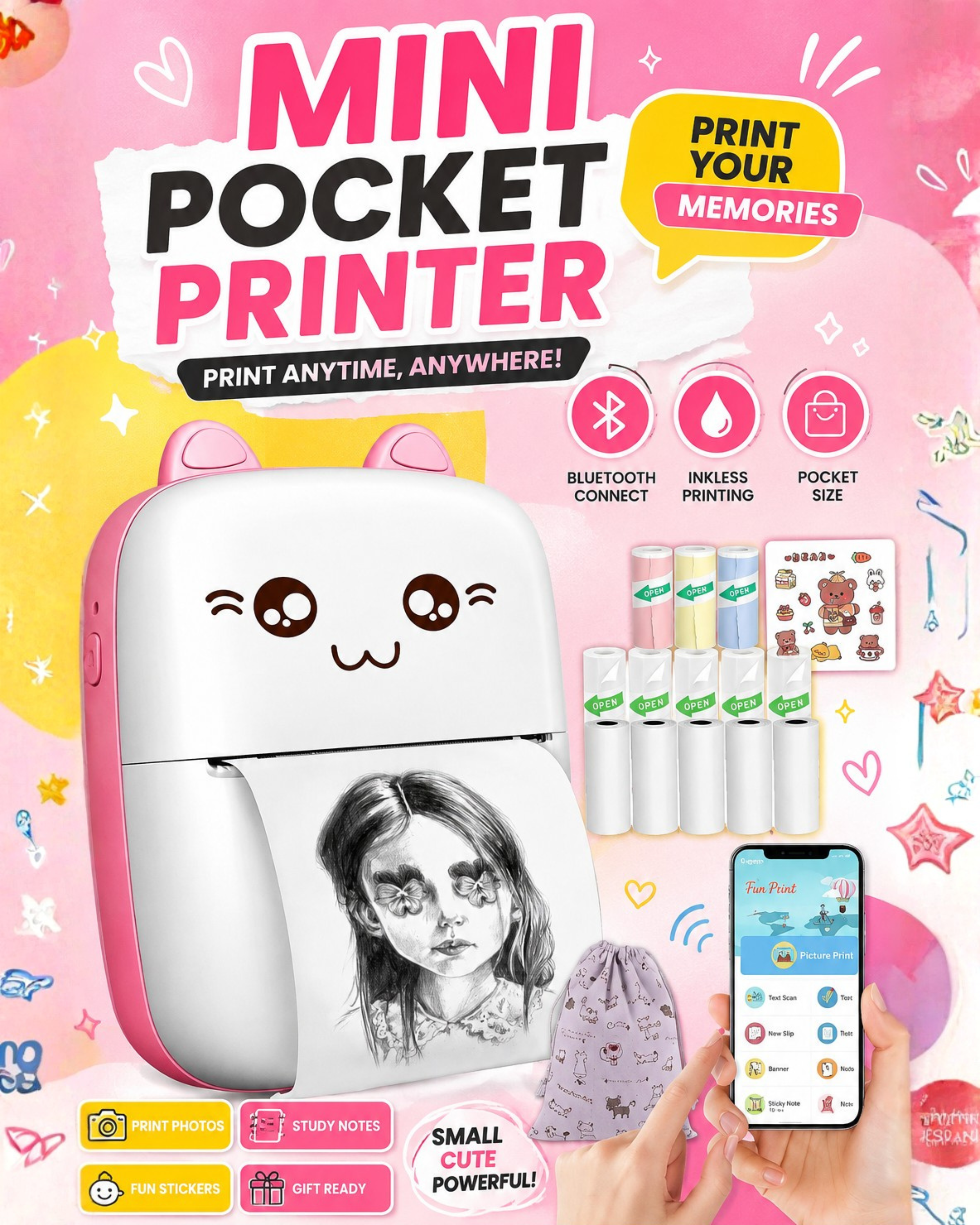 Mini Pocket Printer Offer